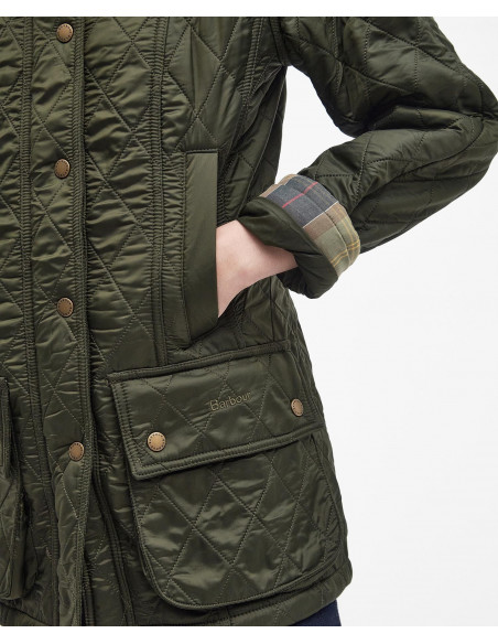 Barbour Beadnel Polarquilt Olive