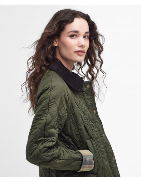 Barbour Beadnel Polarquilt Olive
