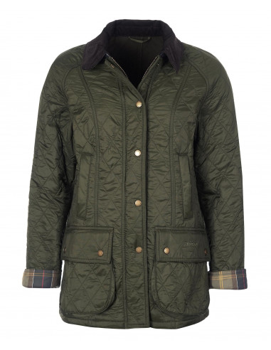 Barbour Beadnel Polarquilt Olive