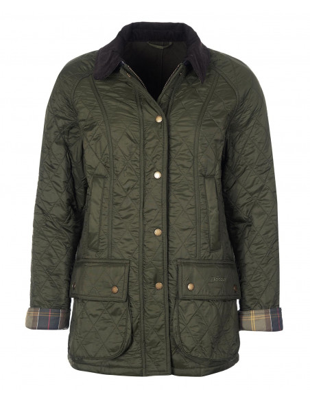 Barbour Beadnel Polarquilt Olive