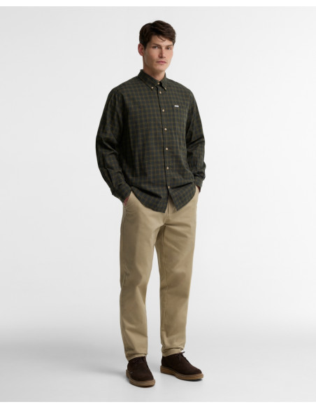 Barbour Banks Shirt Regular Olive | Holmgrens Jakt och Fritid