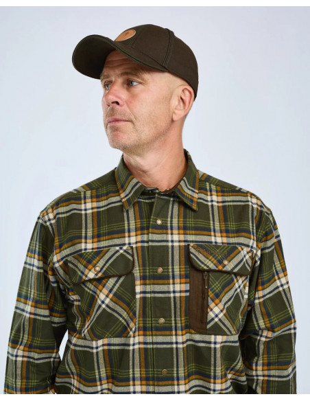 Pinewood Cornwall shirt Mossgreen/Kaki