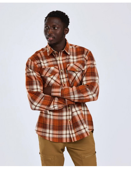 Pinewood Härjedalen shirt Terracotta/Brown
