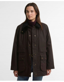 Barbour Modern Border Wax Jacket Rustic