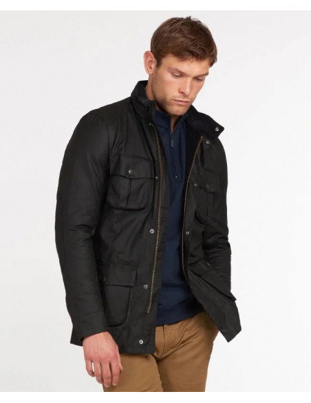 Barbour jacka Corbridge Mens Waxed Jacket Black Holmgrens Jakt & Fritid