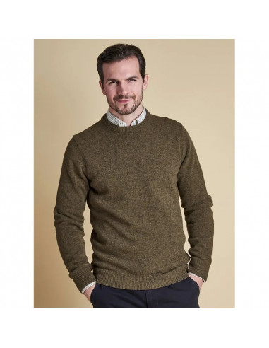 Barbour Tröja Herr Ess Patch Crew Willow Green Holmgrens Jakt & Fritid