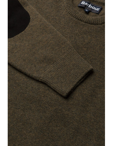 Barbour Ess Patch Crew Willow Green Herr Holmgrens Jakt & Fritid