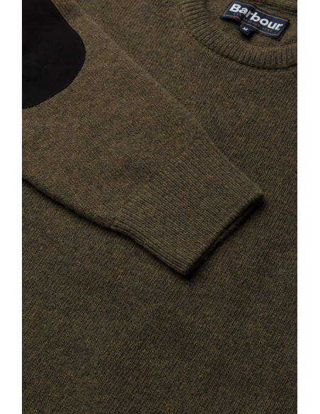 Barbour Ess Patch Crew Willow Green Herr Holmgrens Jakt & Fritid