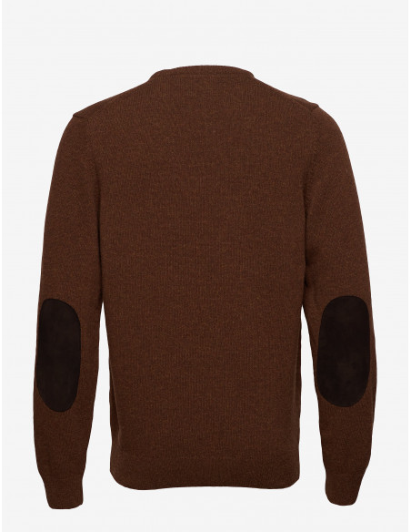 Barbour Stickad tröja Ess Patch Crew Bracken Herr Holmgrens Jakt & Fritid