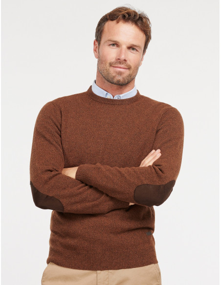 Barbour Tröja Ess Patch Crew Bracken Herr Holmgrens Jakt & Fritid