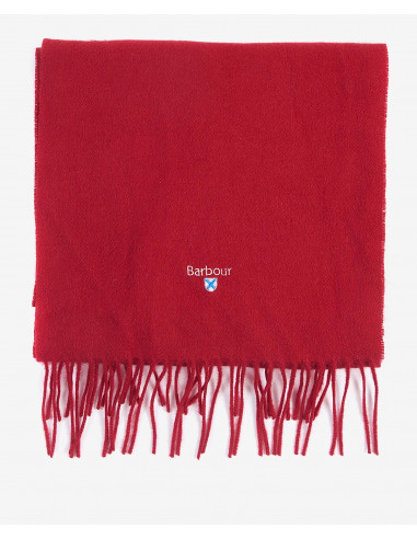 Barbour Halsduk Scarf Plain Lambswool Rich Red | Holmgrens Jakt och Fritid