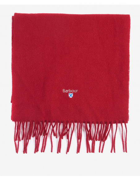 Barbour Halsduk Scarf Plain Lambswool Rich Red | Holmgrens Jakt och Fritid