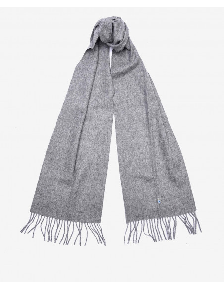 Barbour Plain Lambswool Halsduk Scarf Light Grey | Holmgrens Jakt o Fritid