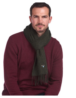 Barbour Plain Lambswool Scarf Seaweed | Holmgrens Jakt och Fritid 2