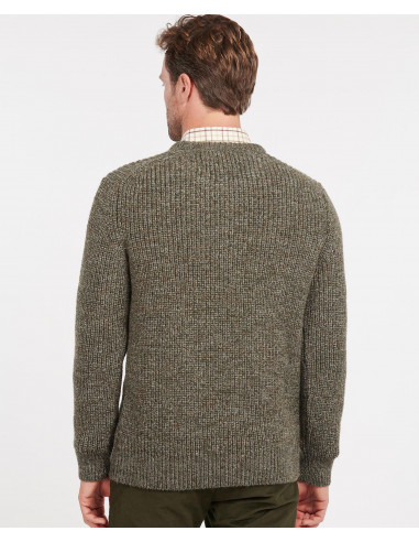 Barbour Stickad tröja New Tyne Crew Sweater -Holmgrens Jakt o Fritid