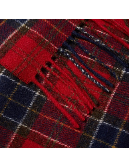Barbour Lambswool Halsduk Red Tartan | Holmgrens Jakt och Fritid