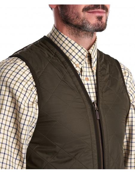 Barbour Polarquilt Waistcoat Grön Oliv