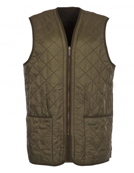 Barbour Polarquilt Waistcoat zip in