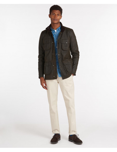 Barbour jacka Corbridge Mens Waxed Jacket Olive Holmgrens Jakt & Fritid