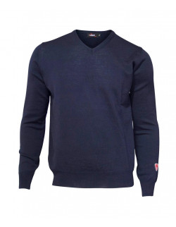 Ivanhoe Merino V-Neck Navy - Holmgrens Jakt och Fritid