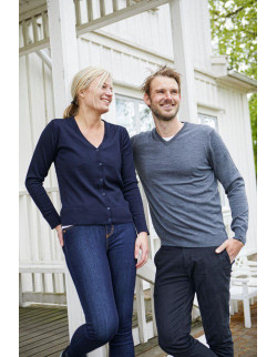 Ivanhoe Merino V-Neck Navy - Holmgrens Jakt och Fritid 2