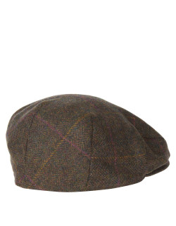 Barbour Crieff Mens Flat Cap Olive/Purple/Yellow Holmgrens Jakt och Fritid 2