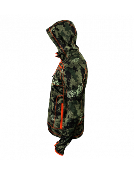 Haunter Softshell Orange/Fade Grön Jacka - Holmgrens Jakt och Fritid