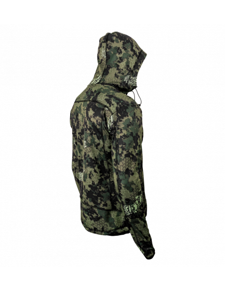 Haunter Softshell Hoodie Black/Fade Grön Jacka - Holmgrens Jakt och Fritid