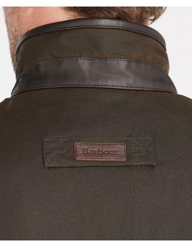 Barbour vaxad jacka Hereford Olive Holmgrens Jakt & Fritid