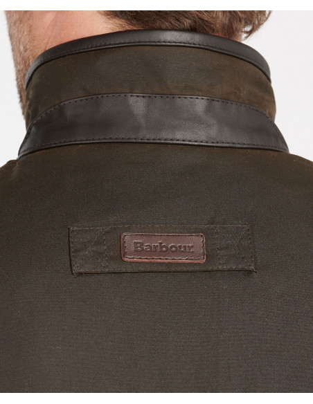 Barbour vaxad jacka Hereford Olive Holmgrens Jakt & Fritid