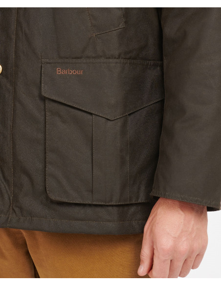 Vaxad jacka Barbour Hereford Olive Holmgrens Jakt & Fritid
