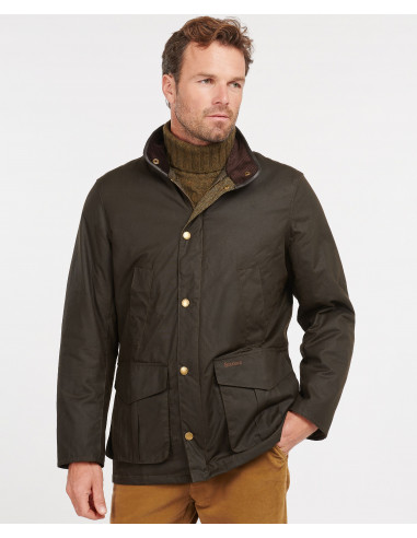 Barbour Hereford M:s Wax Jacket Olive