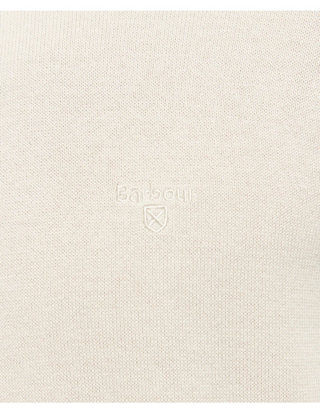 Barbour Pima Cotton Crew Neck Mist - Holmgrens Jakt & Fritid