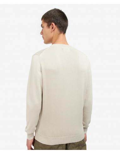 Barbour Pima Cotton Crew Neck Mist - Holmgrens Jakt & Fritid