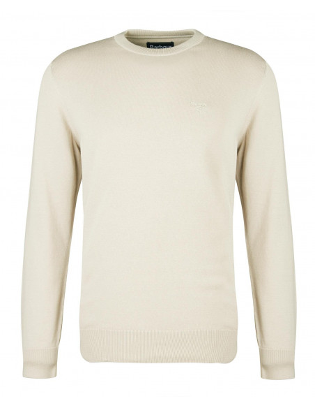 Barbour Pima Cotton Crew Neck Mist - Holmgrens Jakt & Fritid