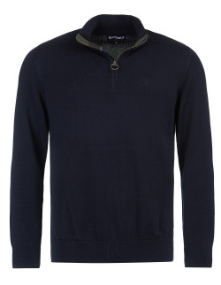 Barbour Cotton Half Zip Sweater Navy - Holmgrens Jakt & Fritid 2