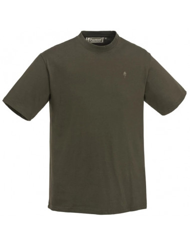 Pinewood bomullstshirt Green/Brown/Kaki - Holmgrens Jakt & Fritid