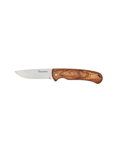 Browning Pocketknife olivträ 8cm | Holmgrens Jakt och Fritid