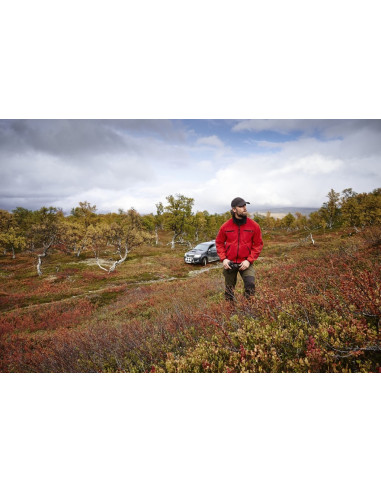 Härkila Fleecejacka Kamko Windstopper Brown/Red | Holmgrens Jakt och Fritid
