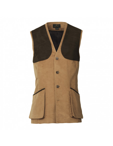 Laksen Belgravia Leith Shooting Vest Camel - Holmgrens Jakt & Fritid