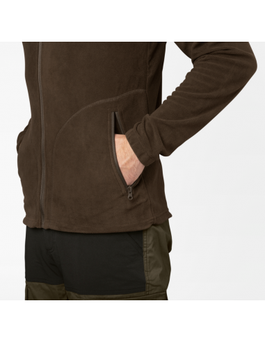 Seeland Benjamin Fleece Dark Brown - Holmgrens Jakt & Fritid