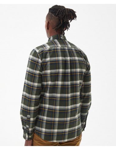 Barbour Shieldton Shirt Archive Olive - Holmgrens Jakt & Fritid