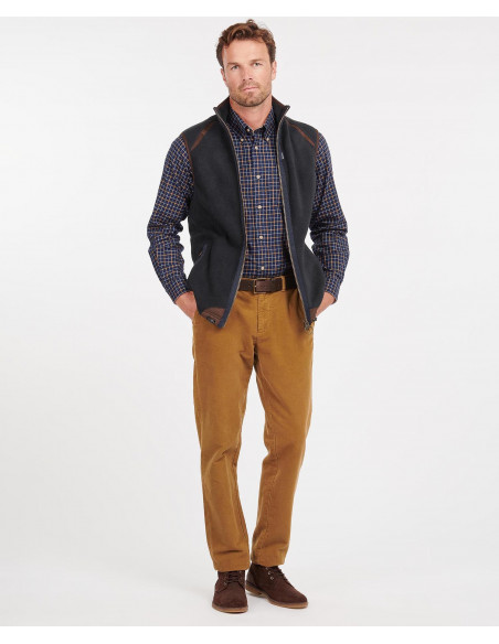 Barbour Langdale fleece väst Navy - Holmgrens Jakt & Fritid