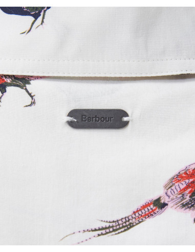 Barbour Safari Shirt Off-white Pheasant