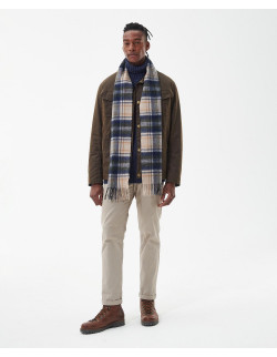 Barbour New Check Scarf Sand Beige Plaid - Holmgrens Jakt & Fritid 2