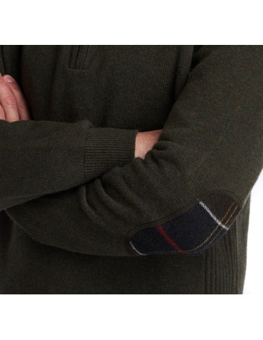 Barbour Holden Half Zip Olive Marl - Holmgrens Jakt & Fritid