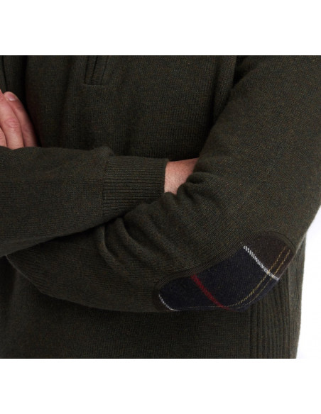 Barbour Holden Half Zip Olive Marl - Holmgrens Jakt & Fritid