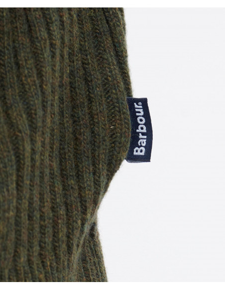 Barbour Holden Half Zip Olive Marl