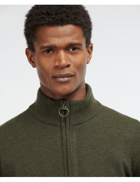 Barbour Holden Half Zip Olive Marl - Holmgrens Jakt & Fritid