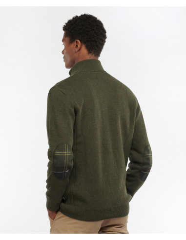 Barbour Holden Half Zip Olive Marl - Holmgrens Jakt & Fritid